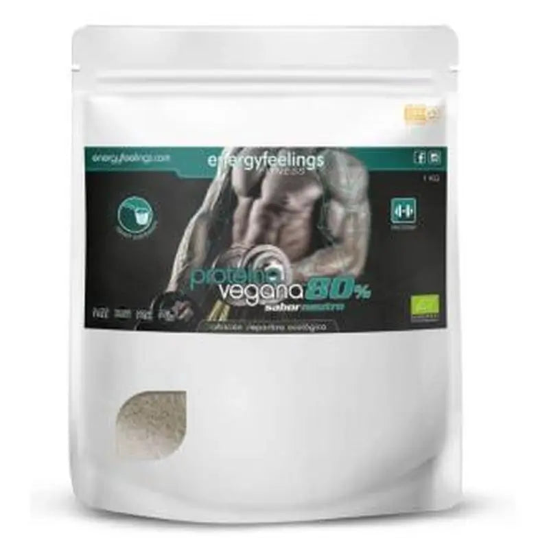 Energy Feelings Proteina Vegana 80% Neutro 1Kg. Eco Vegan Sg