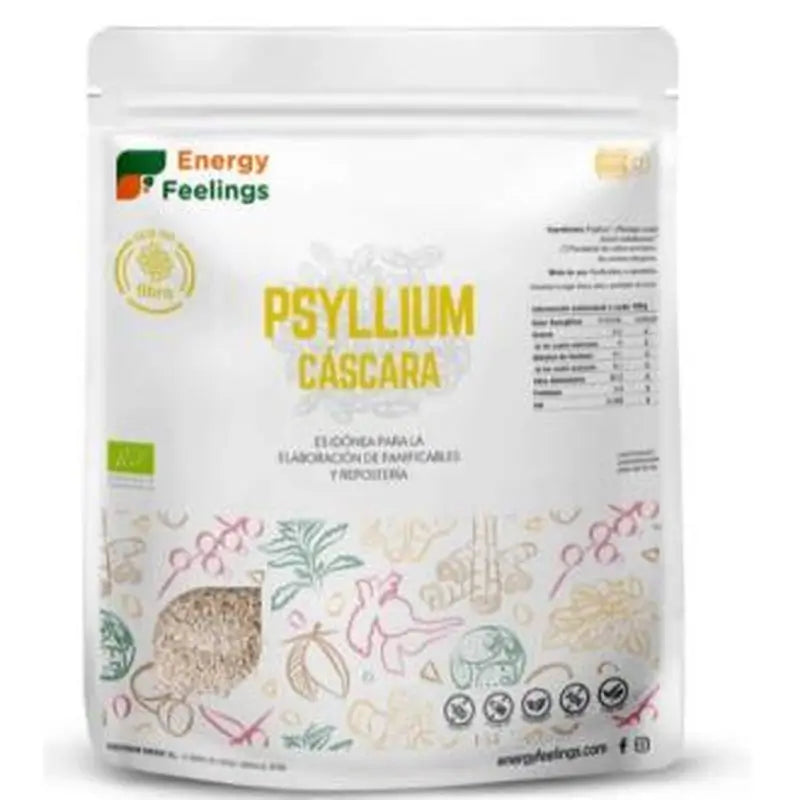 Energy Feelings Psyllium Entero Cascara 500Gr. Eco Vegan Sg