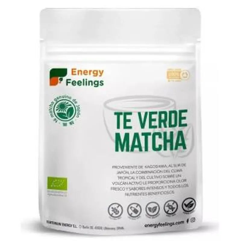 Energy Feelings Te Verde Matcha Polvo 100Gr. Eco Vegan Sg