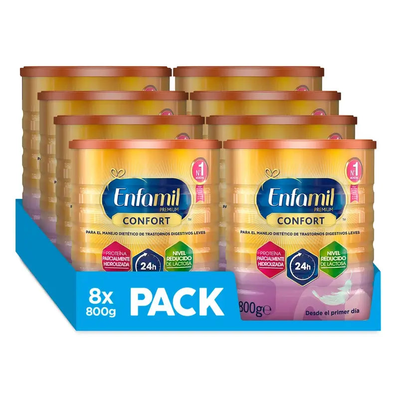 Enfamil Pack Confort, 8 x 800 Gr