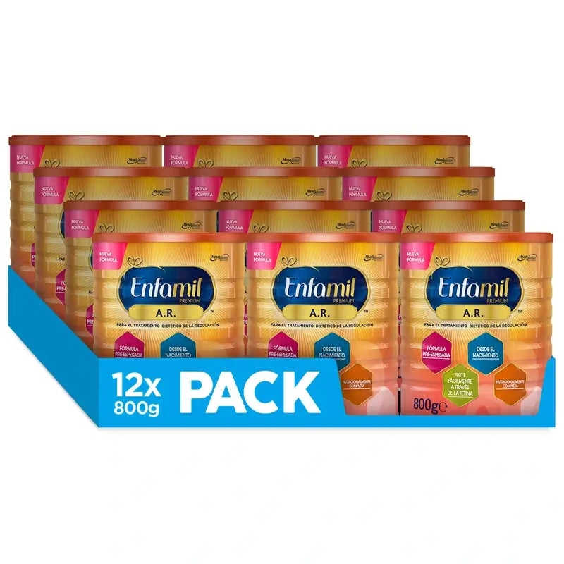 Enfamil Pack A.R Fórmula Para El Manejo Dietético De La Regurgitación, 12 x 800 Gr