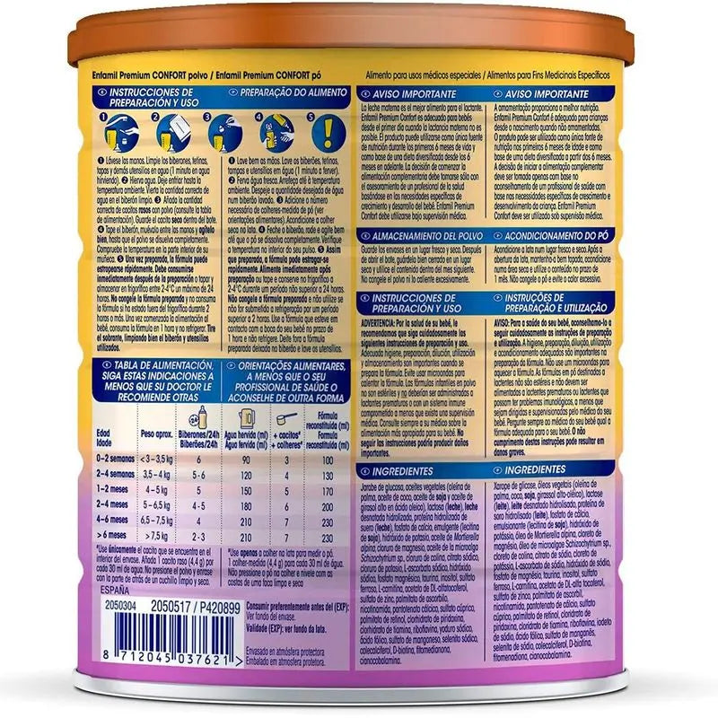 Enfamil Confort, 800 Gr