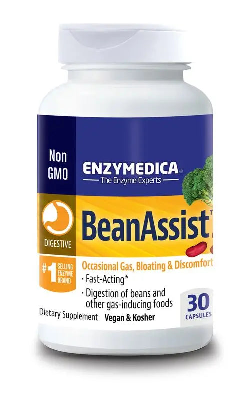 Enzymedica Beanassist, 30 Cápsulas