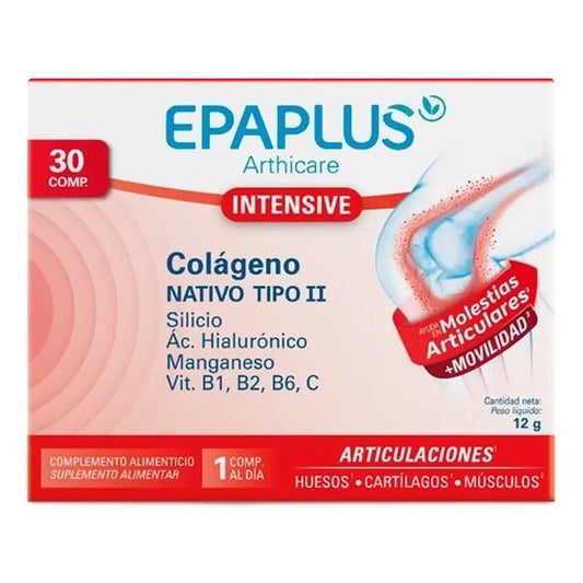 Epaplus Arthicare Colágeno Intensive Tipo 2, 30 comprimidos