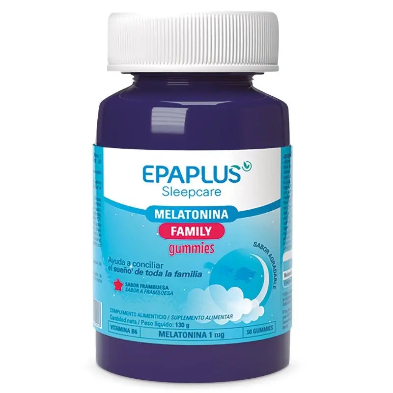 Epaplus Sleepcare Melatonina Family Gummies, 130 gramos, 50 gummies