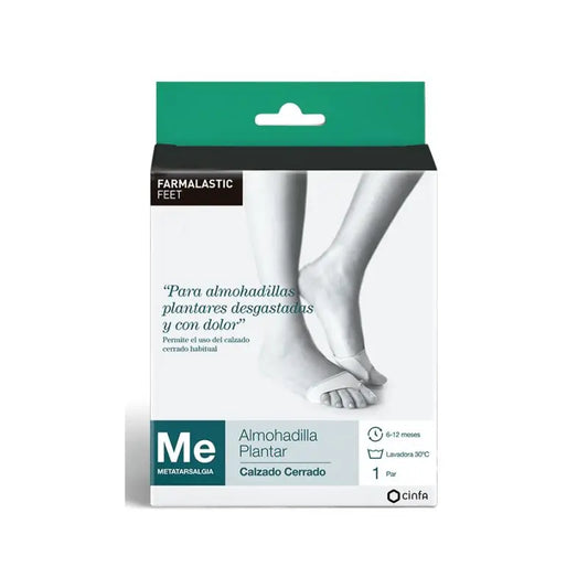 Farmalastic Almohadilla Plantar Elastica Gel Silicona Talla-M