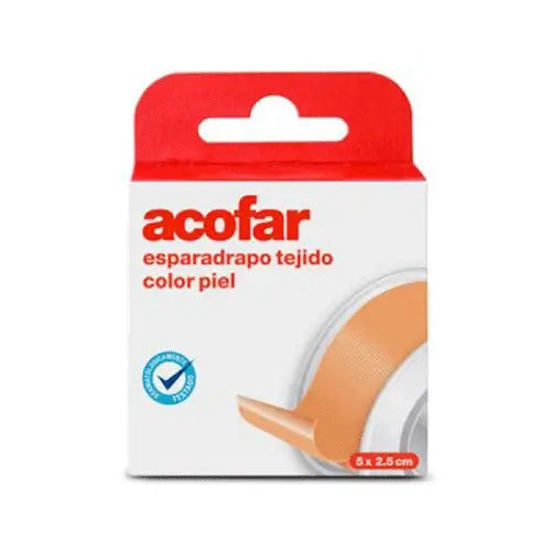 Acofar Esparadrapo Tejido Color Piel 5 x 2.5 cm