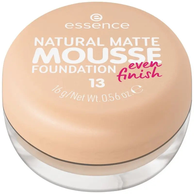 Essence Maquillaje En Mousse Natural Matte Mousse Foundation 13, 16 gr