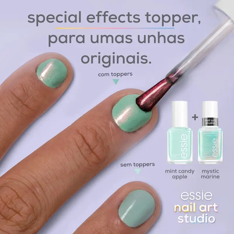 Essie Special Effects Toppers De Edición Limitada En Tono Mystic Marine.