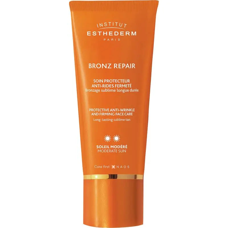 Institut Esthederm Bronz Repair Crema Solar Antiarrugas Sol Moderado, 50 ml