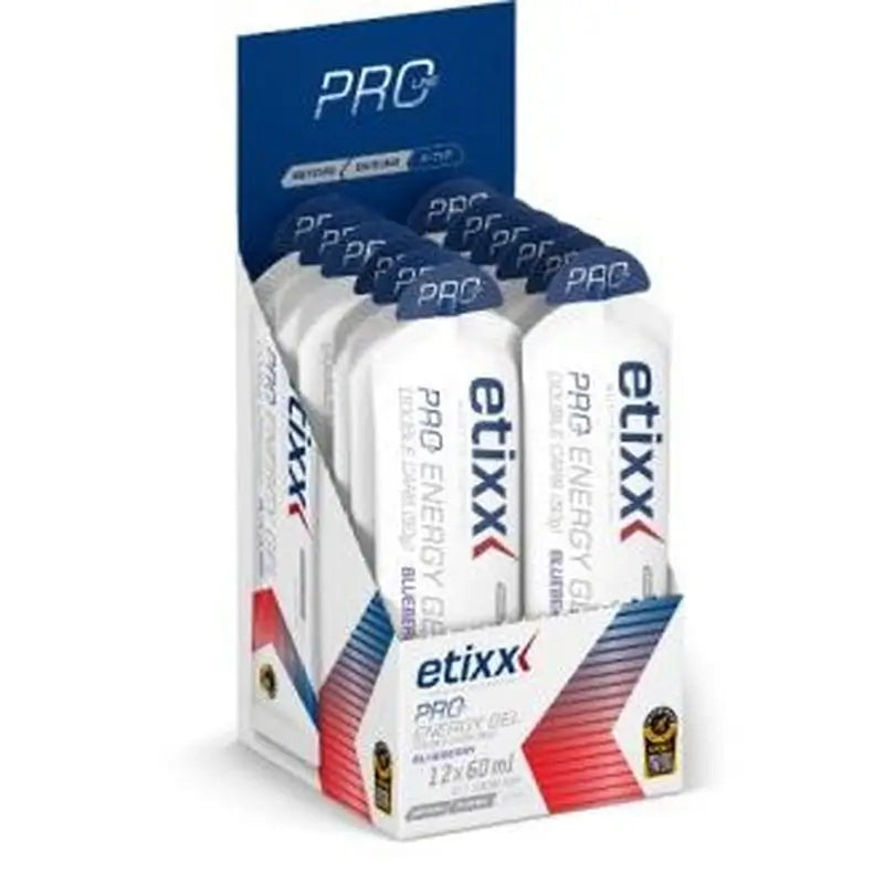 Etixx Double Carb Energy Arandano Gel 12Udsx60Ml. 