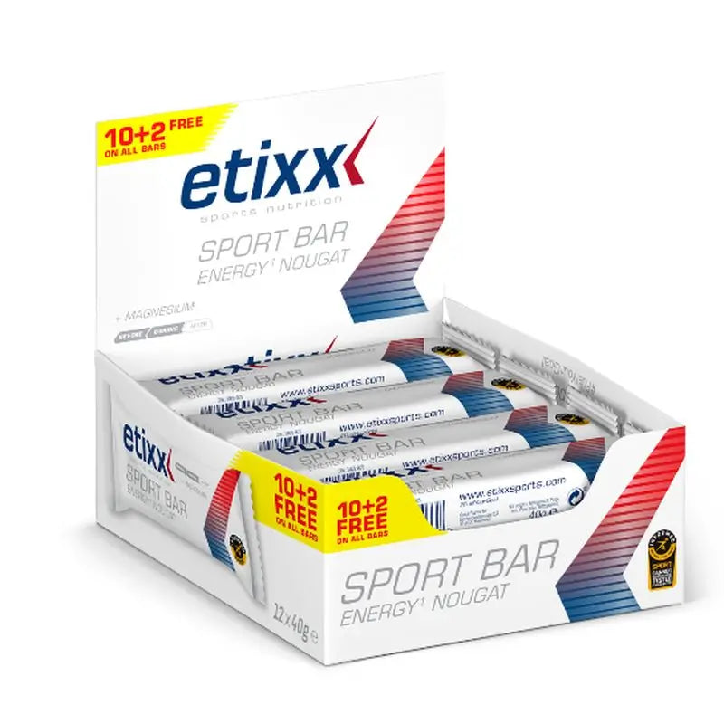 Etixx Energy Sport Barritas Turron 12Uds.