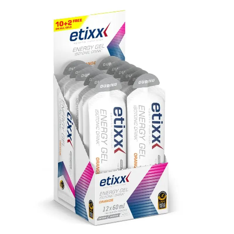 Etixx Isotonic Energy Gel Sabor Naranja 12Ud.