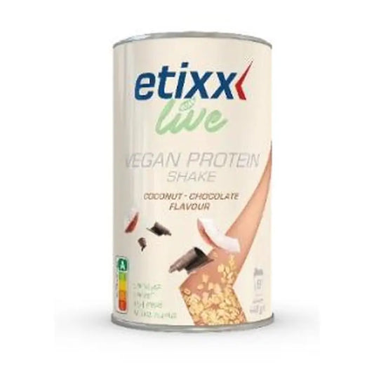 Etixx Live Vegan Protein Shake Coco-Choco 548Gr.