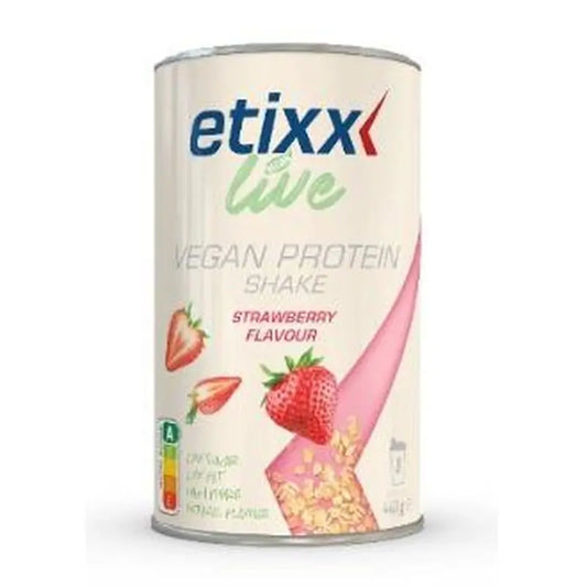 Etixx Live Vegan Protein Shake Strawberry 548Gr.