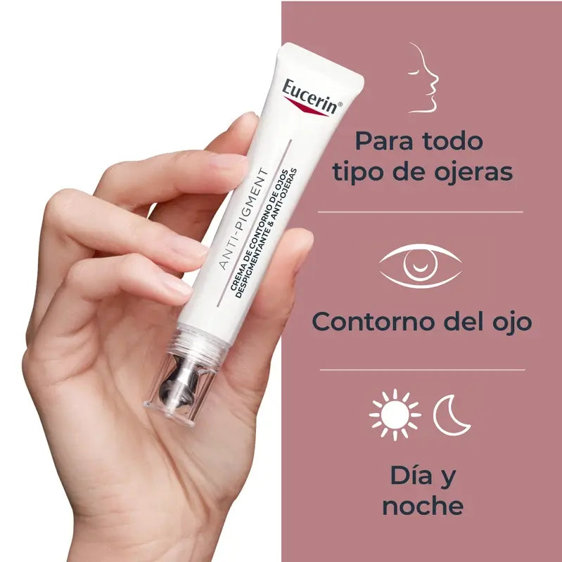 Eucerin Anti-Pigment Contorno De Ojos Despigmentante & Anti-Ojeras , 15 ml