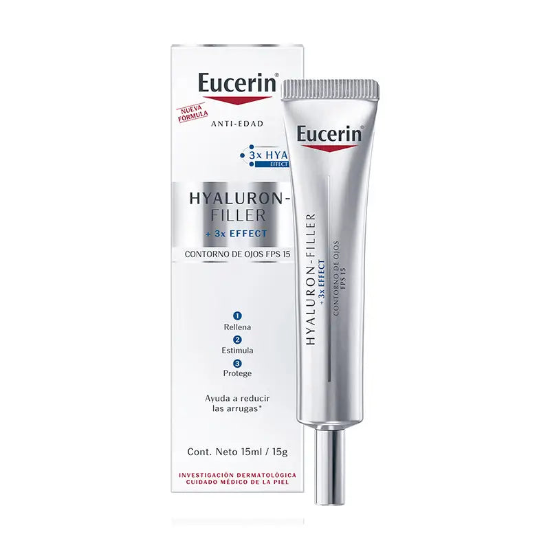 Eucerin Hyaluron Filler Contorno de Ojos, 15 ml