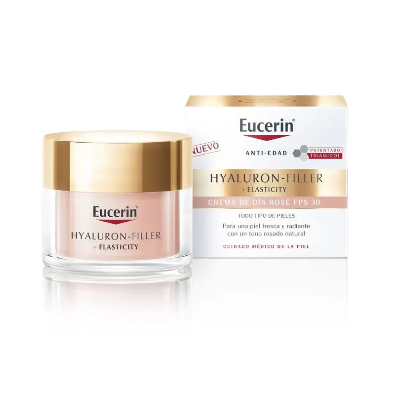 Eucerin Antiedad Hyaluron Filler+ Elasticity Crema Dia Rosé FP30 50ml