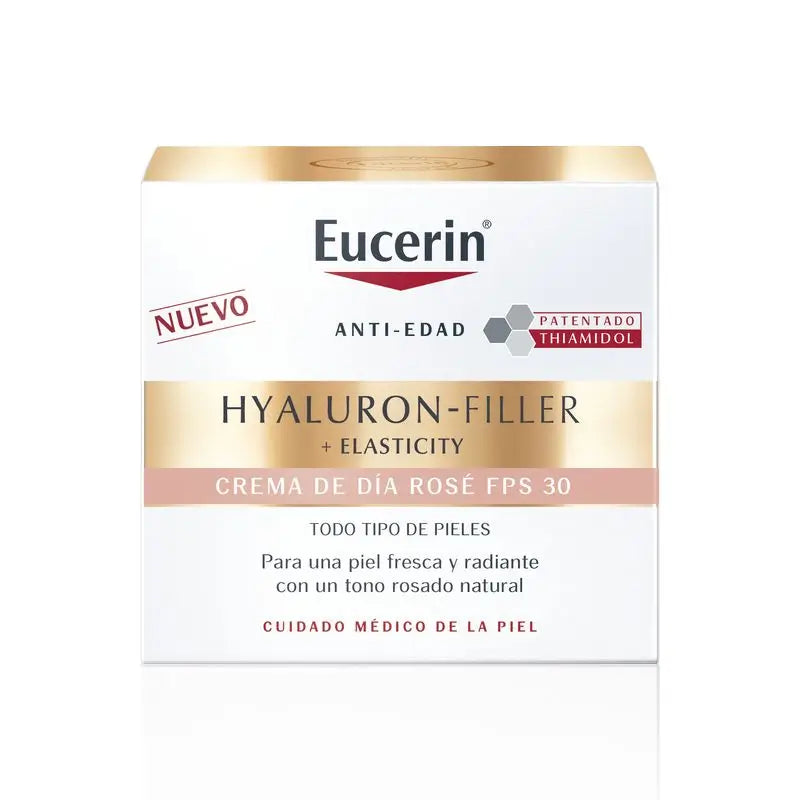 Eucerin Hyaluron Filler + Elasticity Rosé Crema Día FPS30 50 ml