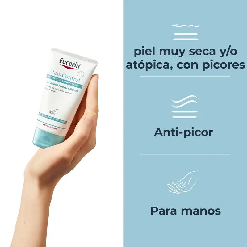 Eucerin Atopicontrol Crema de Manos, 75 ml