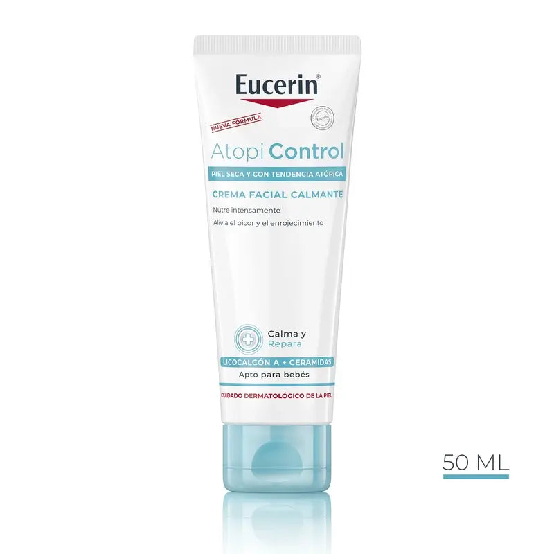 Eucerin Atopicontrol Crema Facial, 50 ml