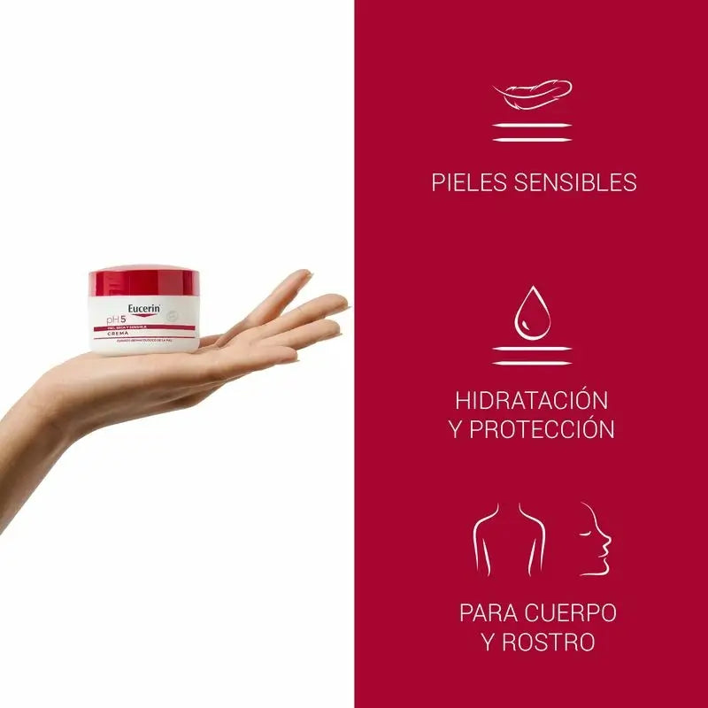 Eucerin Crema Ph5, 75 ml