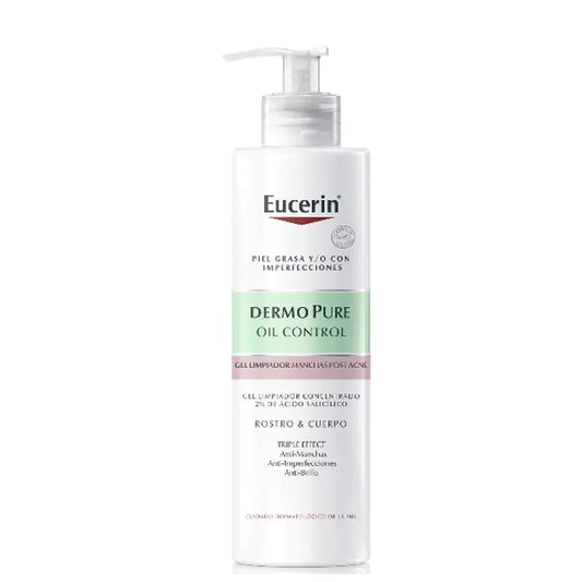 Eucerin Dermopure Gel Limpiador Triple Efecto, 400 Ml