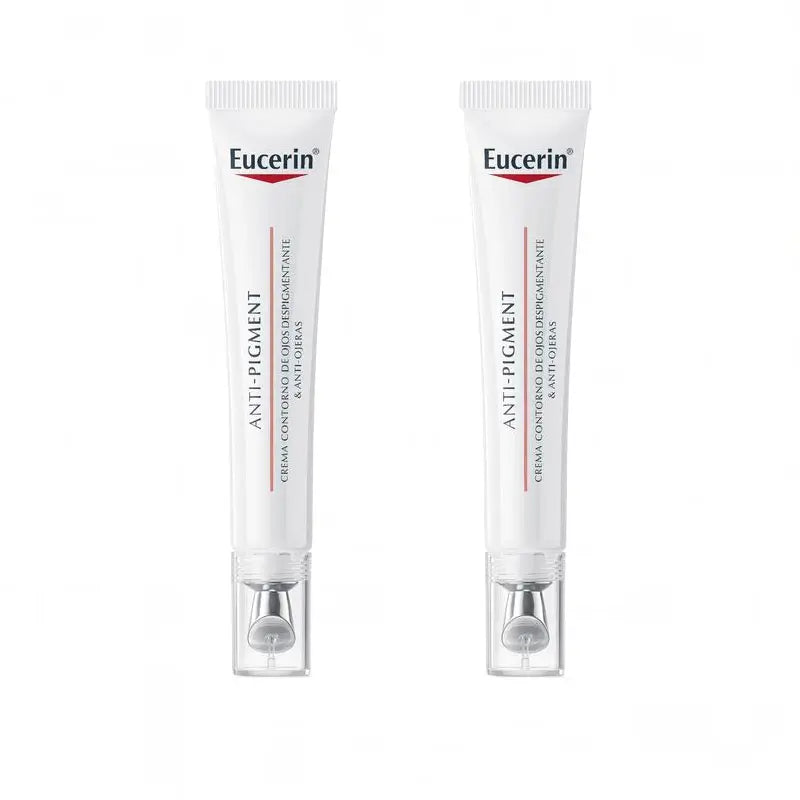 Eucerin Duplo Anti-Pigment Contorno de Ojos Despigmentante & Anti-Ojeras, 2x15 ml