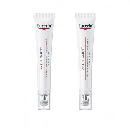 Eucerin Duplo Anti-Pigment Contorno De Ojos Despigmentante & Anti-Ojeras , 2x15 ml