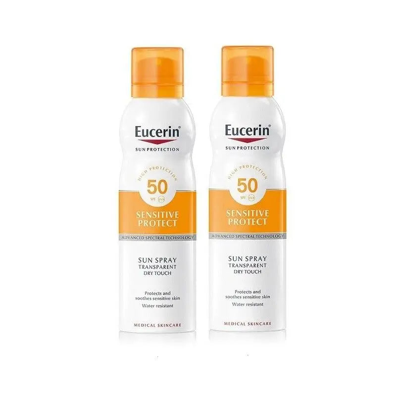 Eucerin Duplo Oil Control Dry Touch Spray Transparente Fps 50, 2x200ml