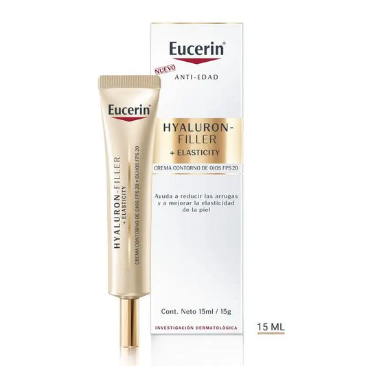 Eucerin Hyaluron Filler + Elasticity Contorno de Ojos, 15 ml