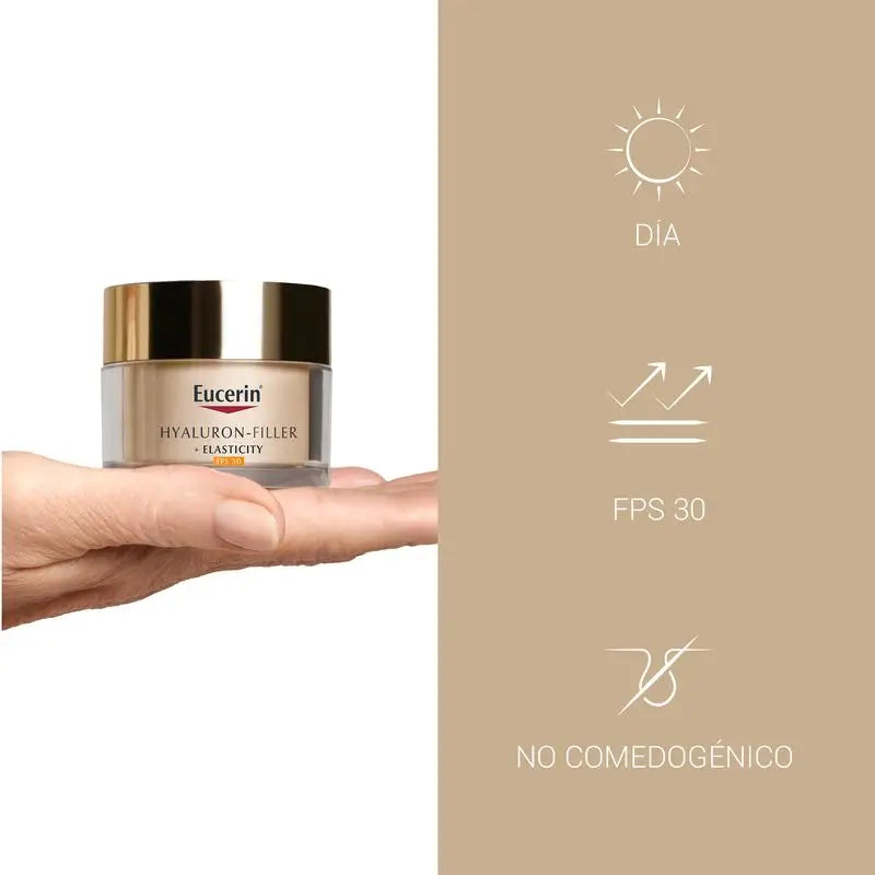 Eucerin Hyaluron Filler + Elasticity Día SPF30, 50 ml