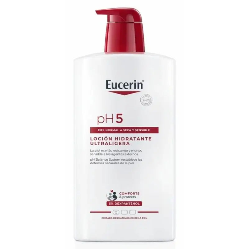 Eucerin Loción Ph5 Ultraligera, 1000 ml