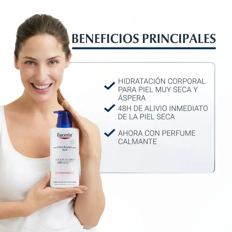 Eucerin Urea Repair 5% Loción Corporal con Perfume 400 ml