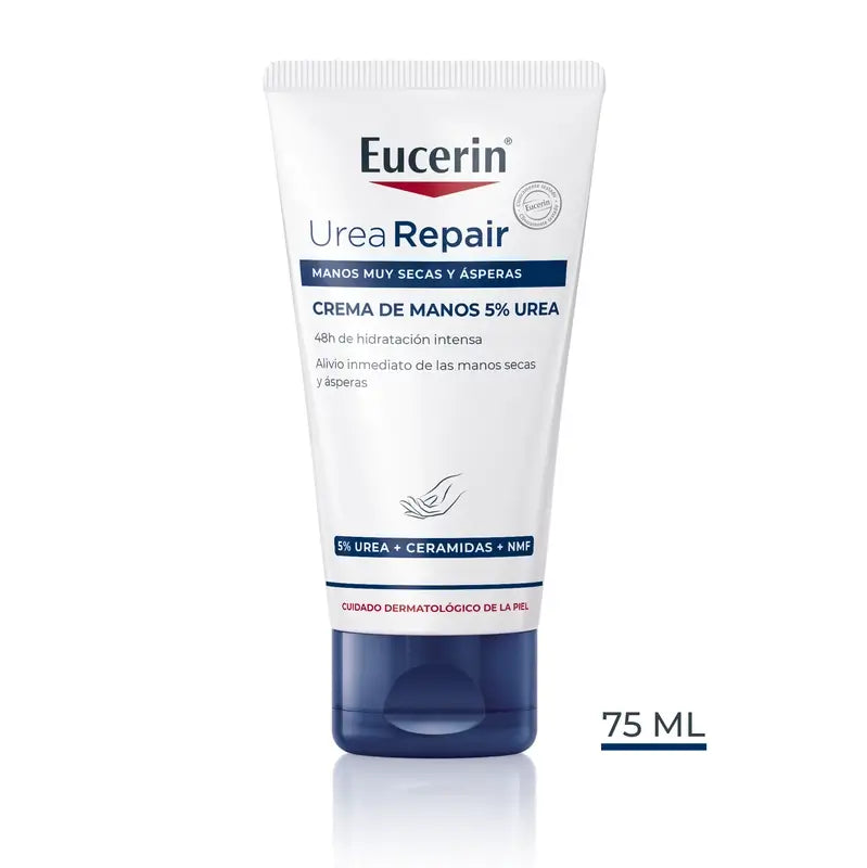 Eucerin Repair Crema de Manos 5% Urea, 75 ml