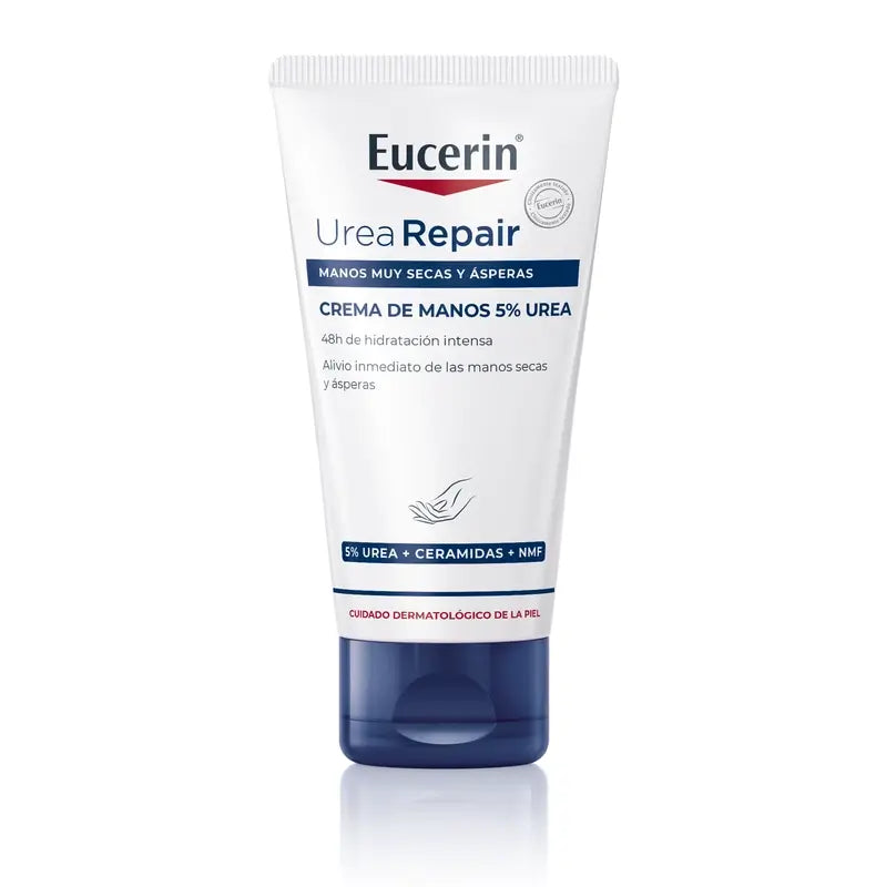 Eucerin Repair Crema de Manos 5% Urea, 75 ml