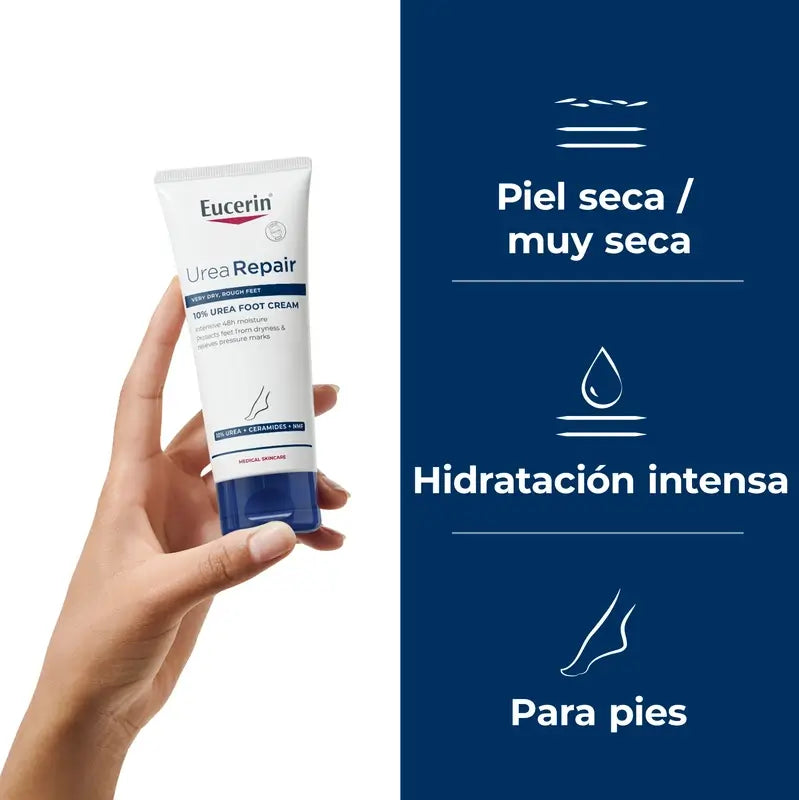 Eucerin Repair Crema de Pies, 100 ml