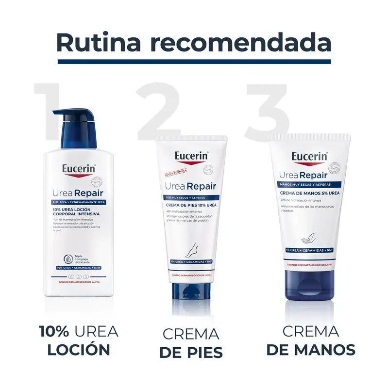 Eucerin Repair Crema de Pies, 100 ml