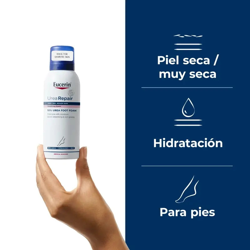 Eucerin Urea Repair Plus Espuma de Pies 10% 150 ml