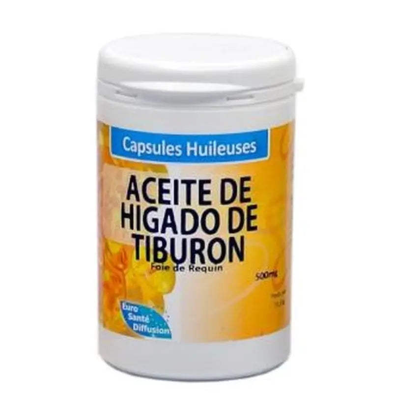 Euro Sante Aceite De Higado De Tiburon 500Mg. 100 Cápsulas