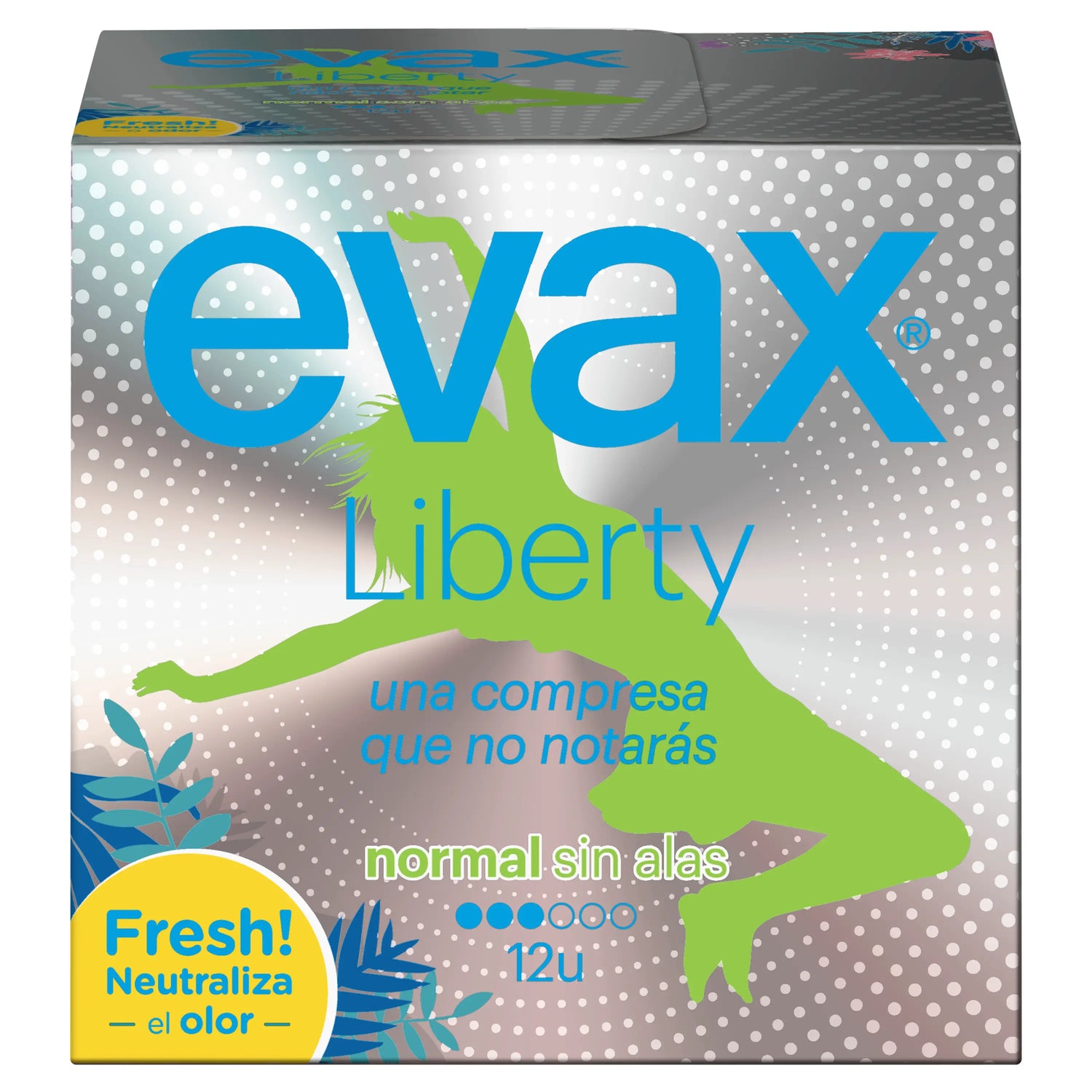 Evax Liberty Normal Compresas , 12 unidades