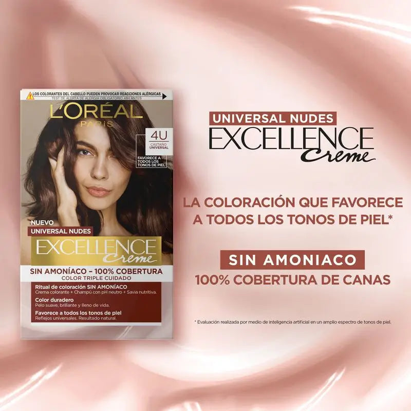 L'Oréal Paris Excell Univ Nudes Brown 4U 550