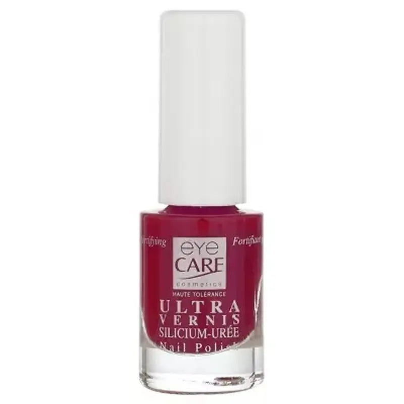 Eye Care Esmalte De Uñas Esmalte Silicio-Urea Rojo Intenso, 4.7 ml