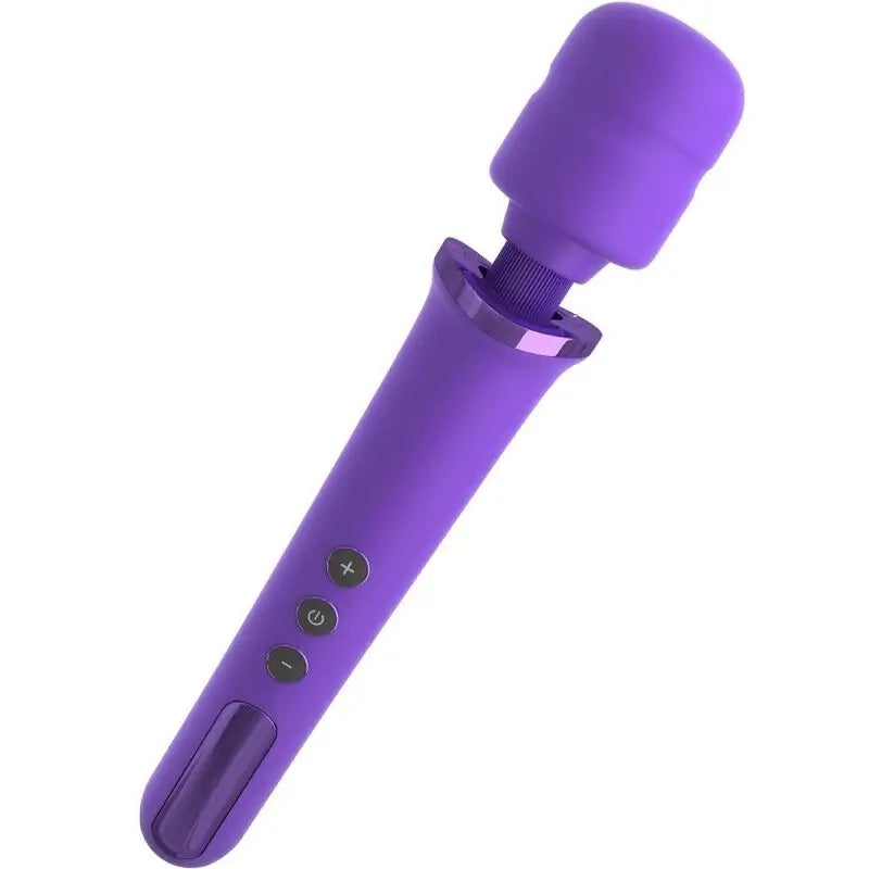 Fantasy For Her Masajeador Wand Para Ella Recargable & Vibrador 50 Niveles Violeta