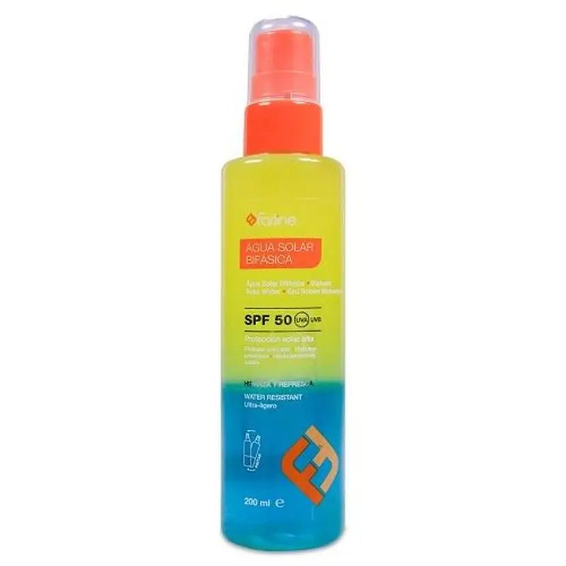 Farline Agua Solar Bifásica Spf 50, 200 ml