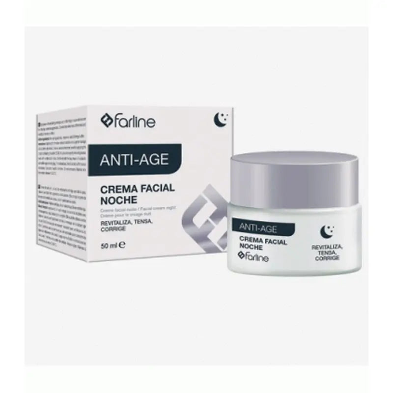 Farline Creama Facial Noche Anti-Age, 50 ml