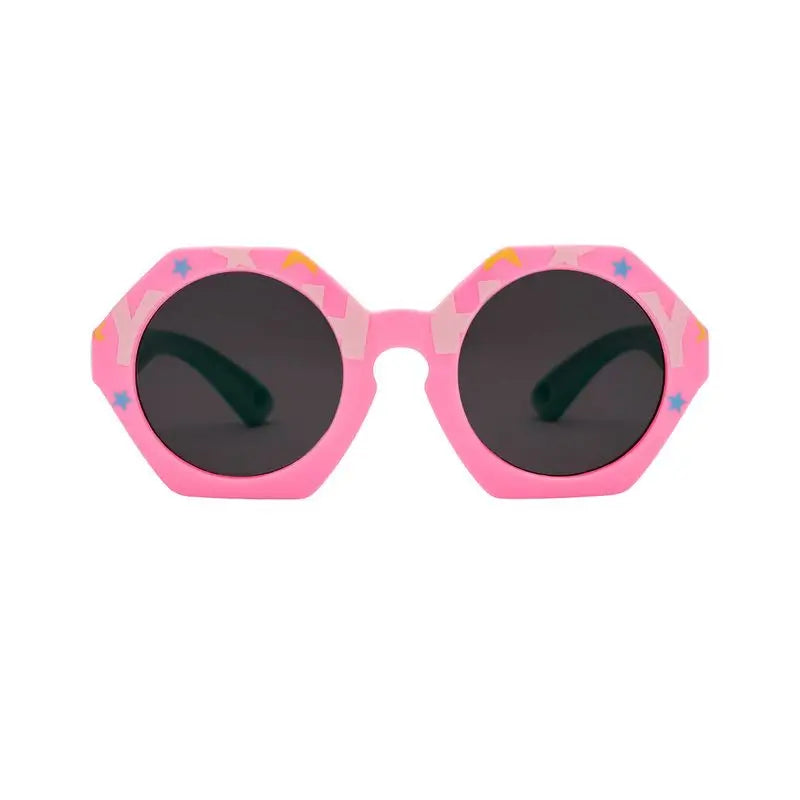 Farmamoda Gafas De Sol Para Niños Polarizadas Verde Y Rosa, 25 gr