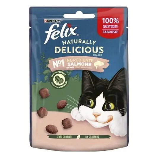 Felix Feline Naturally Delicius Salmon Espinacas 8X50Gr