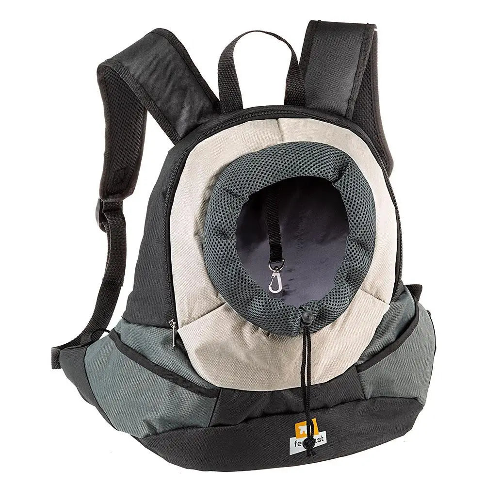 Ferplast Mochila Perro Gato Kangoo  Pequeño Gris