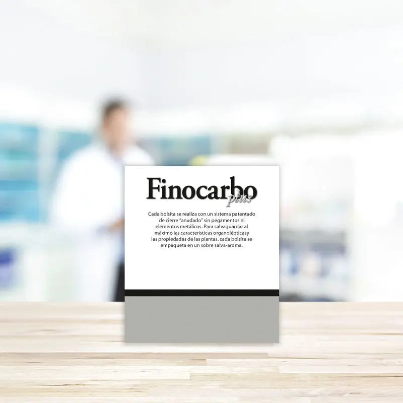 Aboca Finocarbo Plus Tisana Favorece La Digestión, Con Hinojo, Carbón Vegetal, Alcarabea, Manzanilla Y Menta, 20 bolsitas